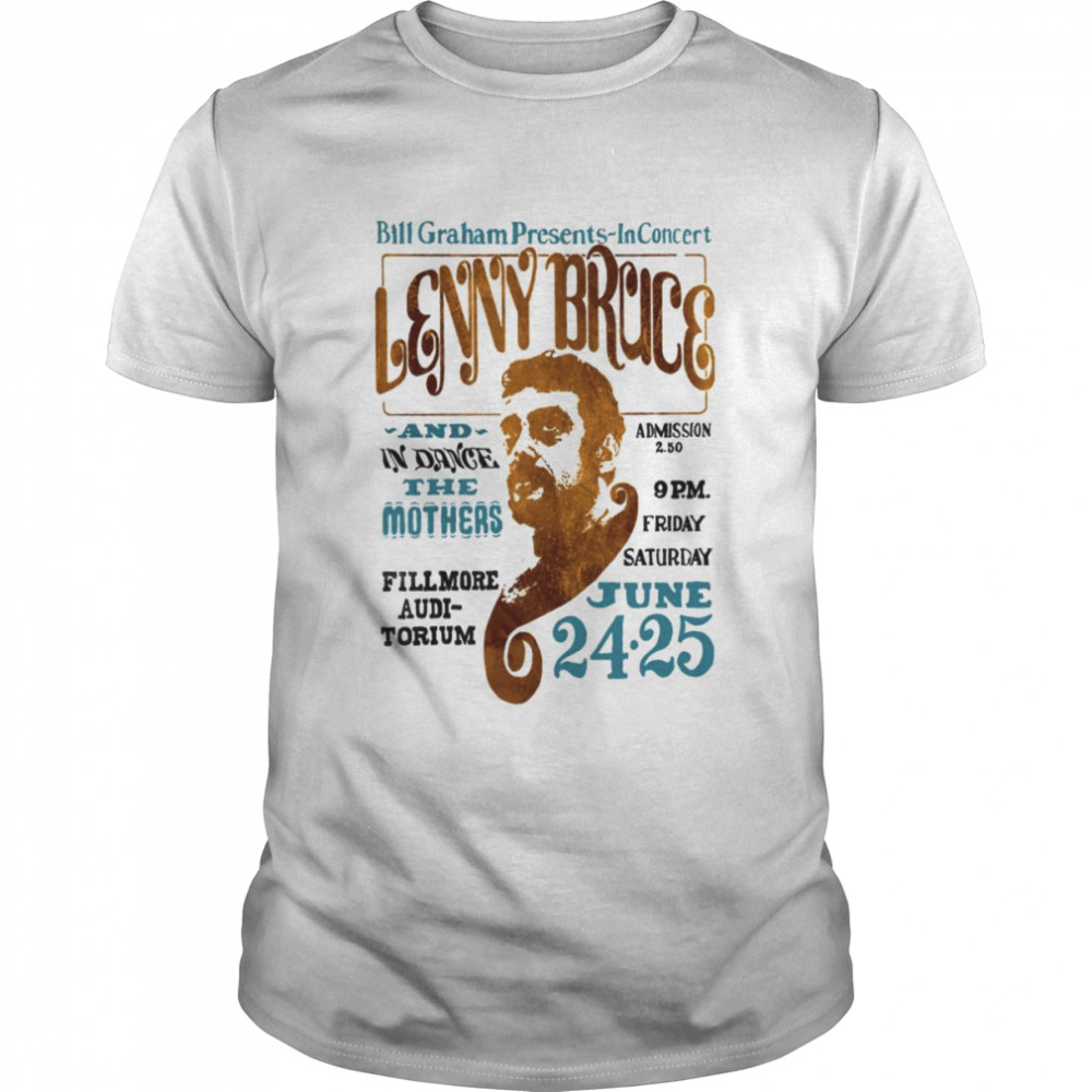 Lenny Bruce In Concert shirt