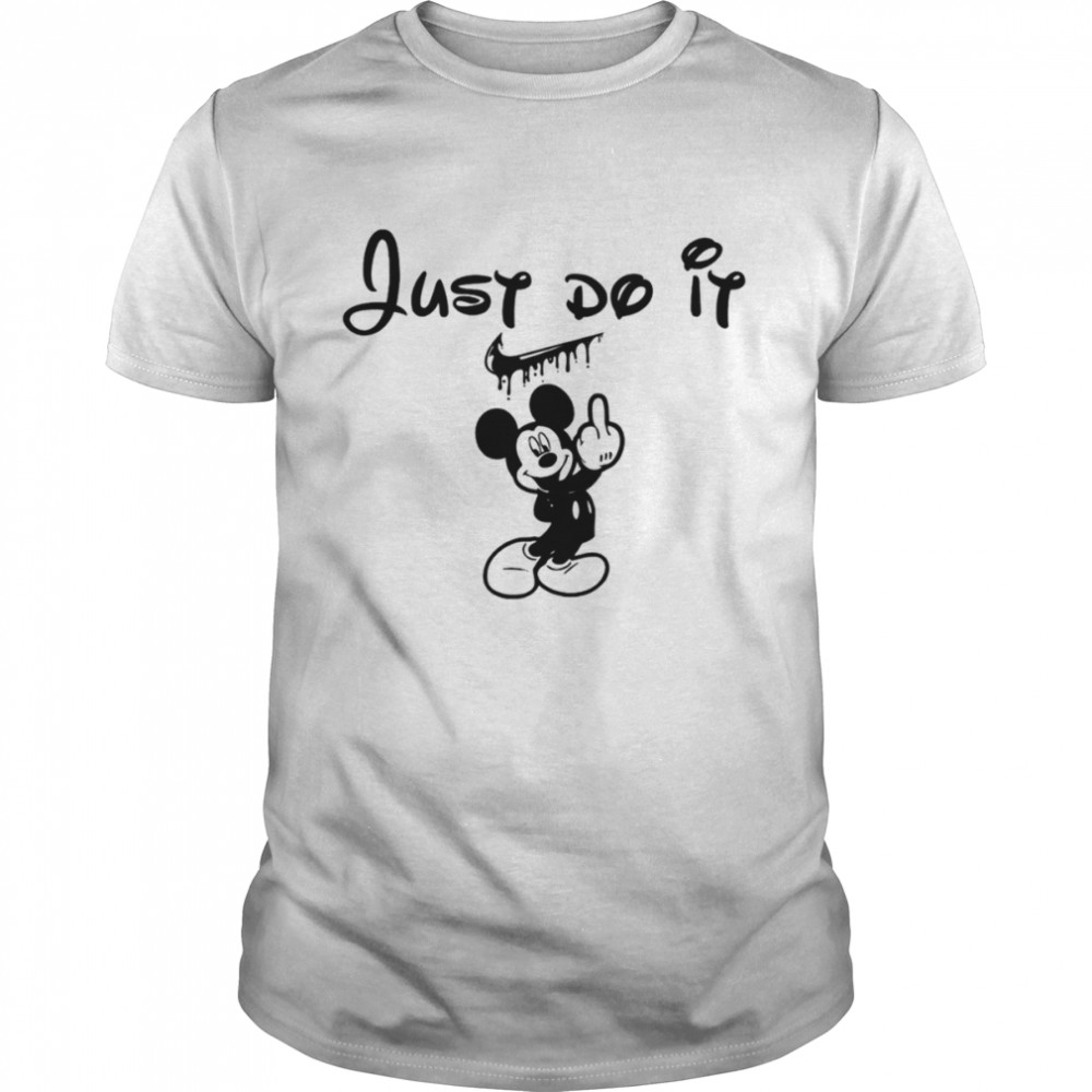 Mickey Mouse Nike Logo Just Do It shirt