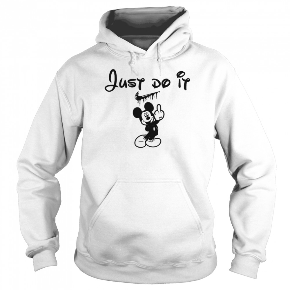 Mickey Mouse Nike Logo Just Do It shirt Unisex Hoodie