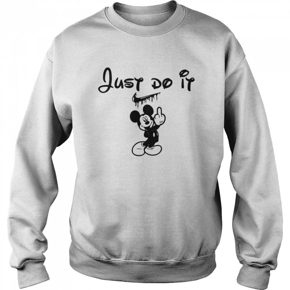 Mickey Mouse Nike Logo Just Do It shirt Unisex Sweatshirt
