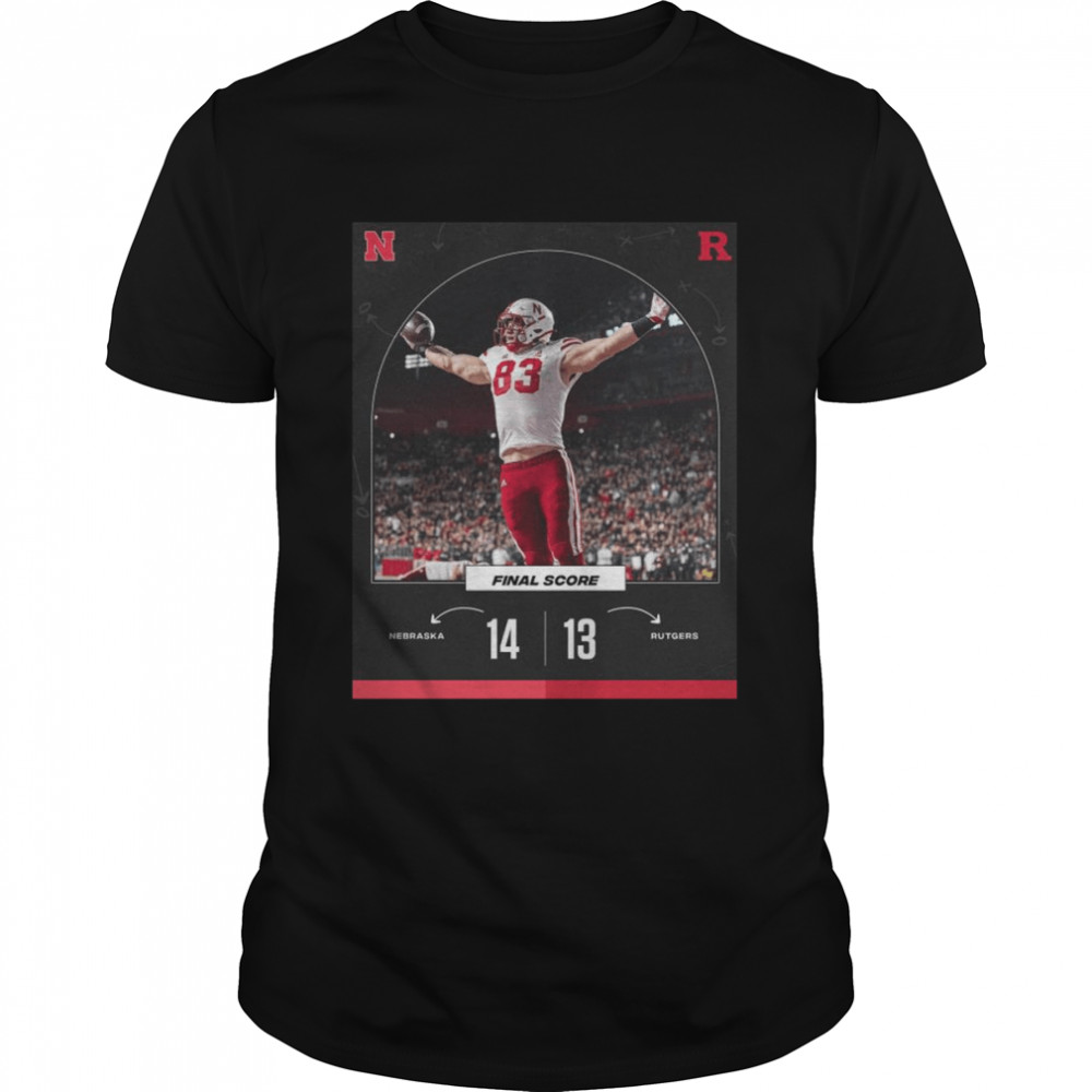 Nebraska Huskers vs Rutgers Scarlet Knights 2022 Final Score shirt