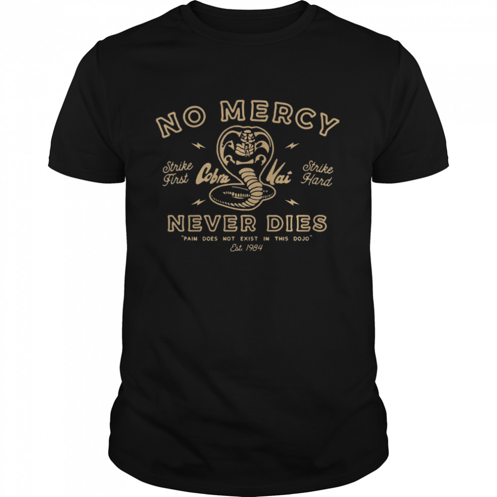 Never Dies Strike Strike Hard Pain Doesn’t Exist In This Dojo shirt