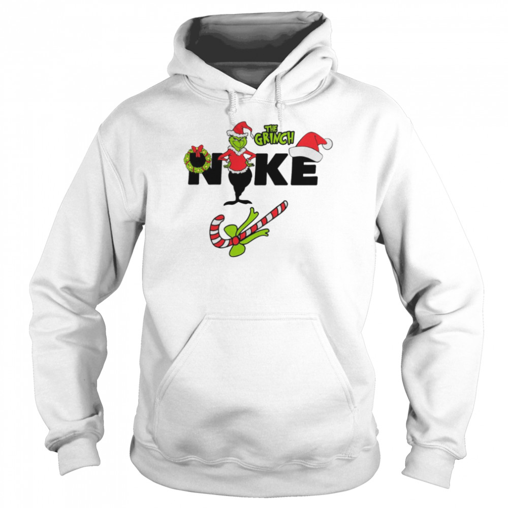 Nike X The Grinch Christmas Merry Xmas shirt Unisex Hoodie
