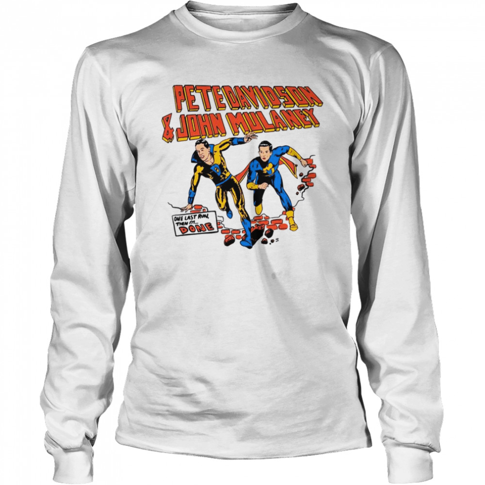 Pete Davidson & John Mulaney Comedy Tour shirt Long Sleeved T-shirt