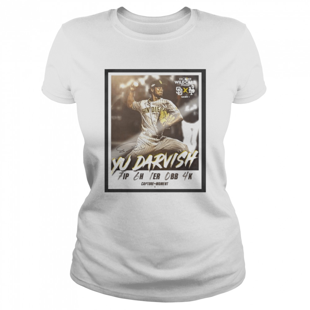 San Diego Padres Yu Darvish Dealt Game 1 2022 Wild Card Classic Women's T-shirt