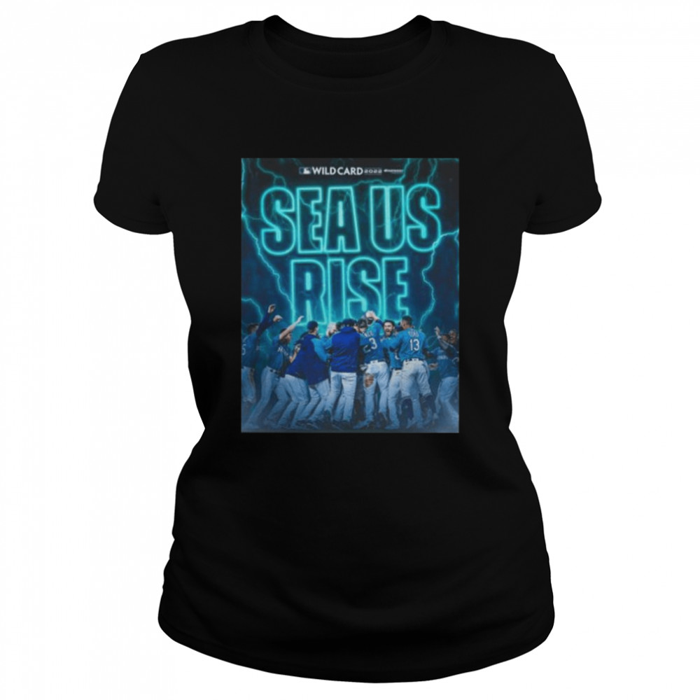 Seattle Mariners Wildcard Sea Us Rise Classic Women's T-shirt