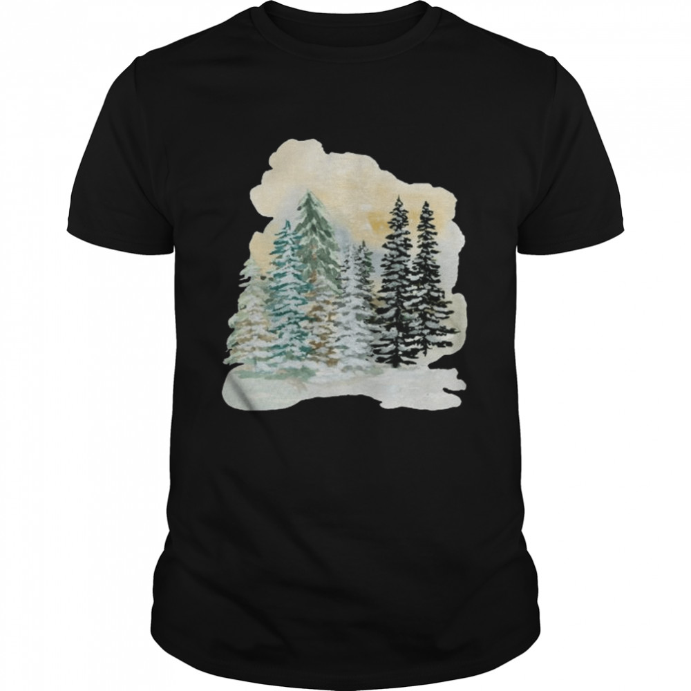 Snowy Christmas Fall shirt