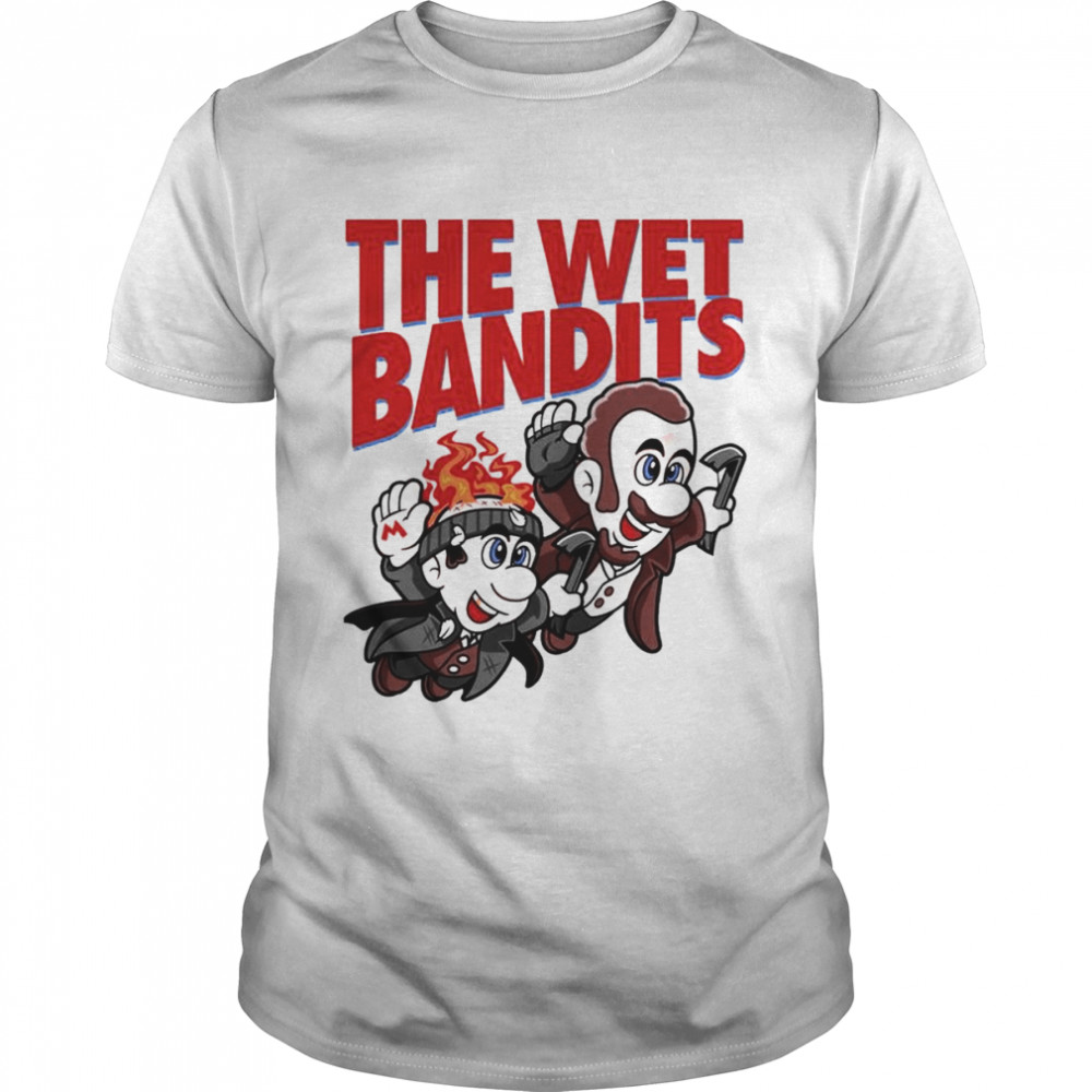 Super Wet Bandits Home Alone Super Mario shirt