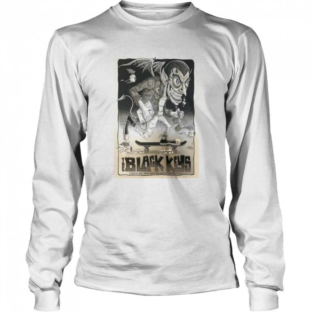 The Black Keys The Kia Forum Forum Inglewood CA On Oct 8 2022 Long Sleeved T-shirt