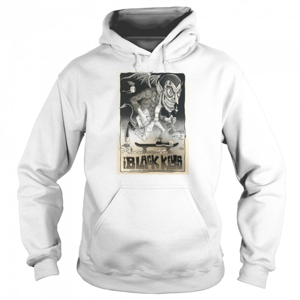 The Black Keys The Kia Forum Forum Inglewood CA On Oct 8 2022 Unisex Hoodie