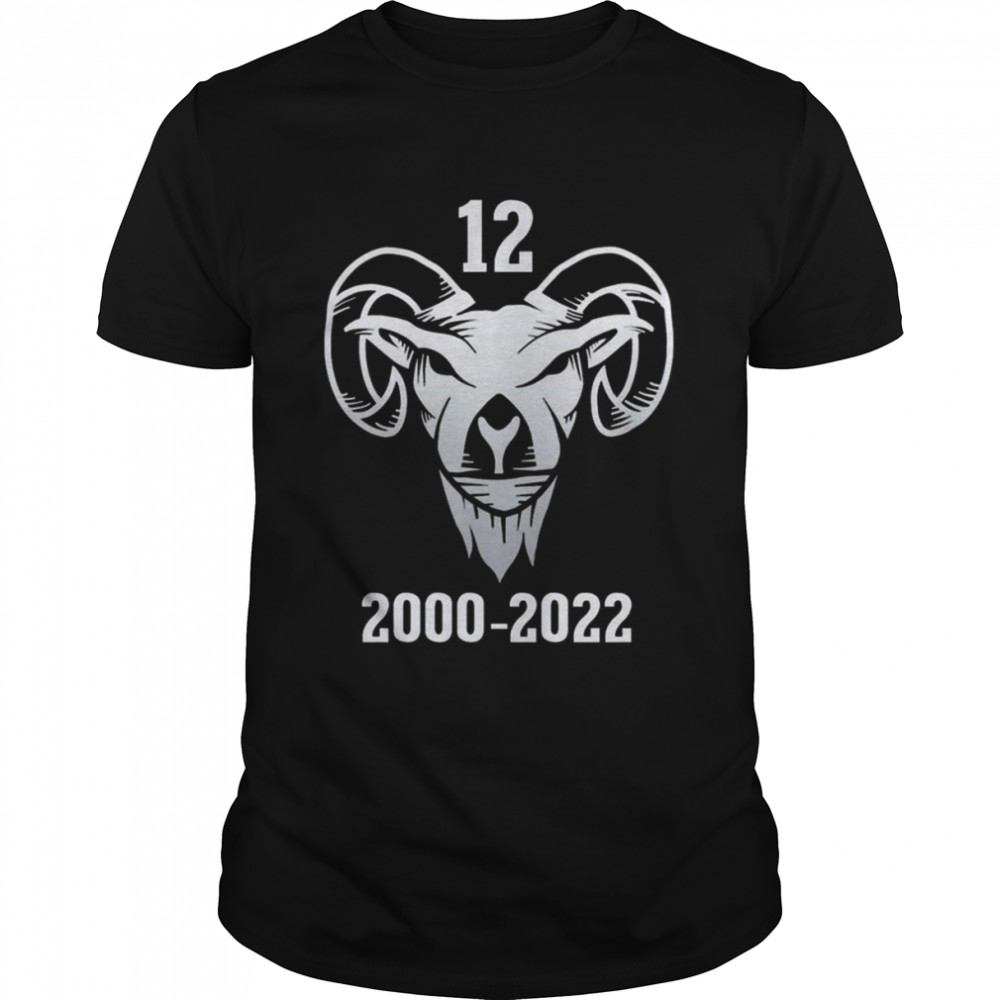 The Goat Retired No 12 2000-2022 Tom Brady shirt