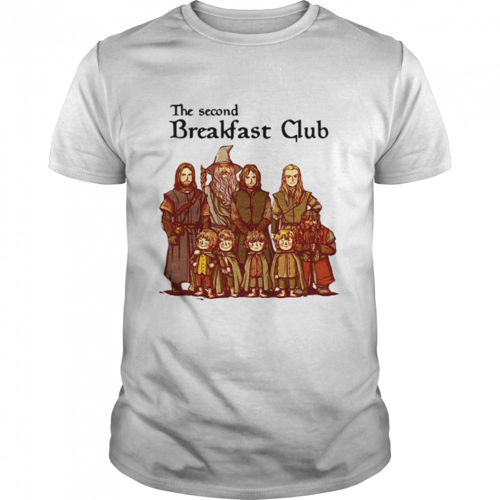 The Second Breakfast Club The Lord Of Rings The Hobbit shirt