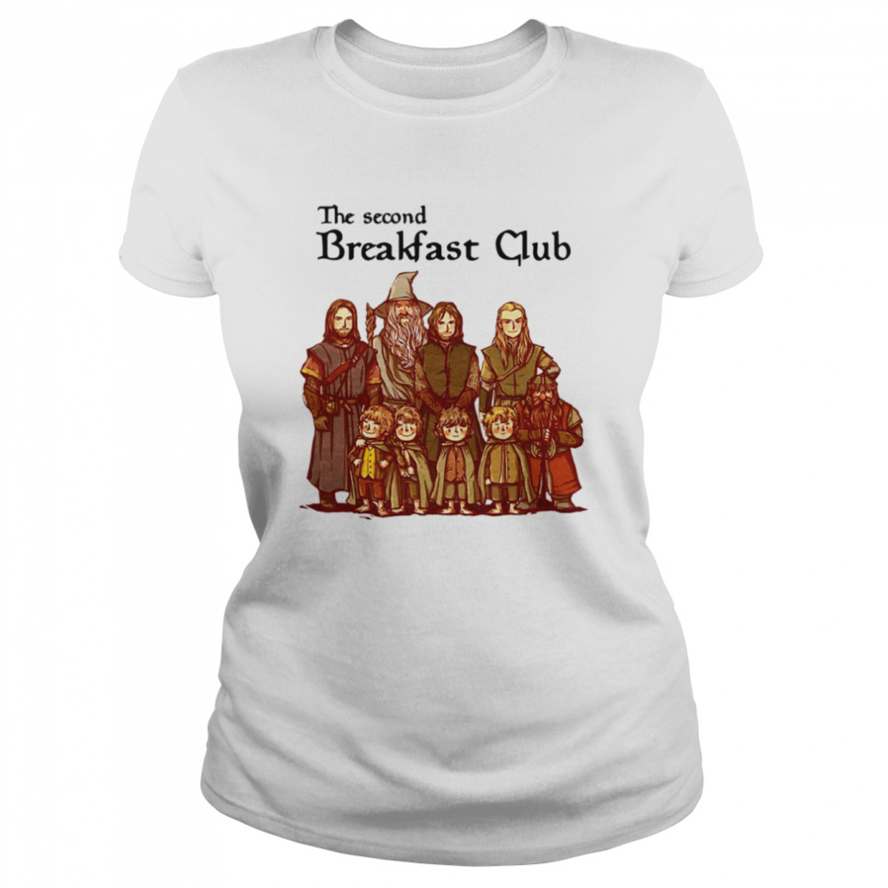 The Second Breakfast Club The Lord Of Rings The Hobbit shirt Classic Women's T-shirt