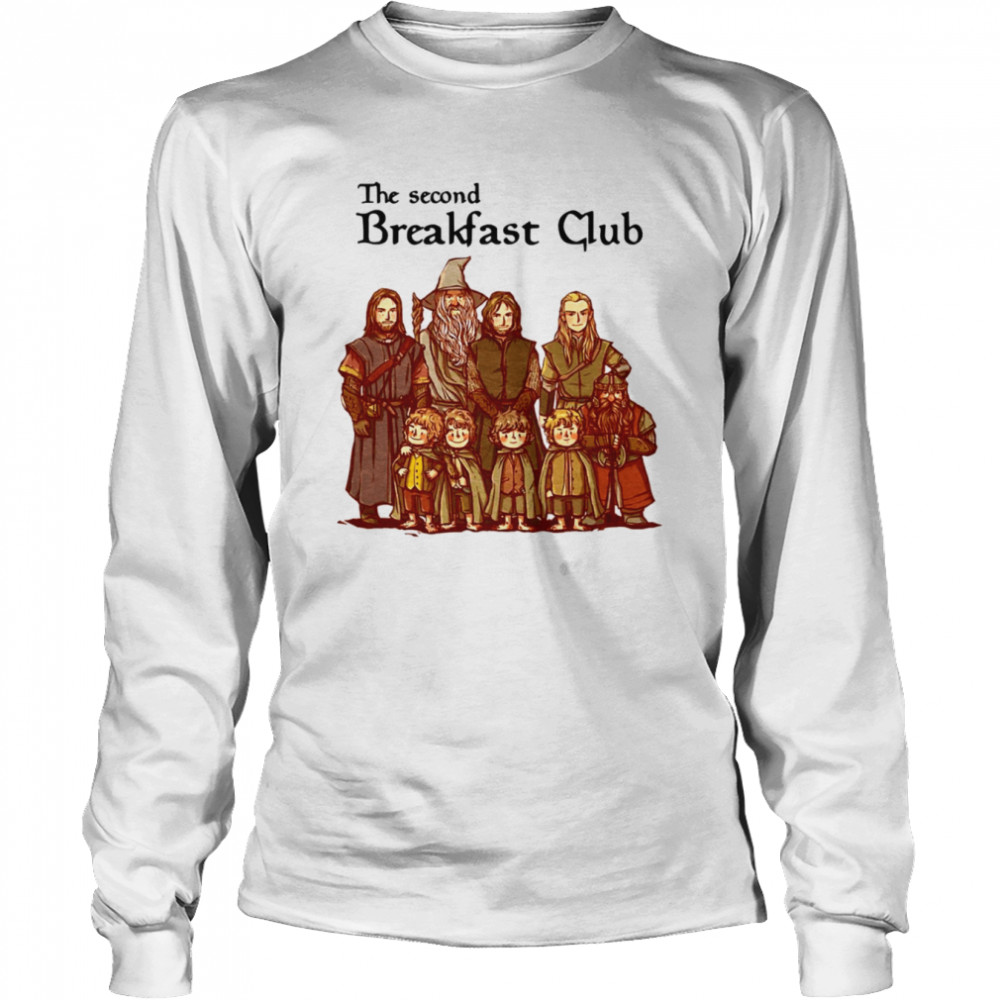The Second Breakfast Club The Lord Of Rings The Hobbit shirt Long Sleeved T-shirt