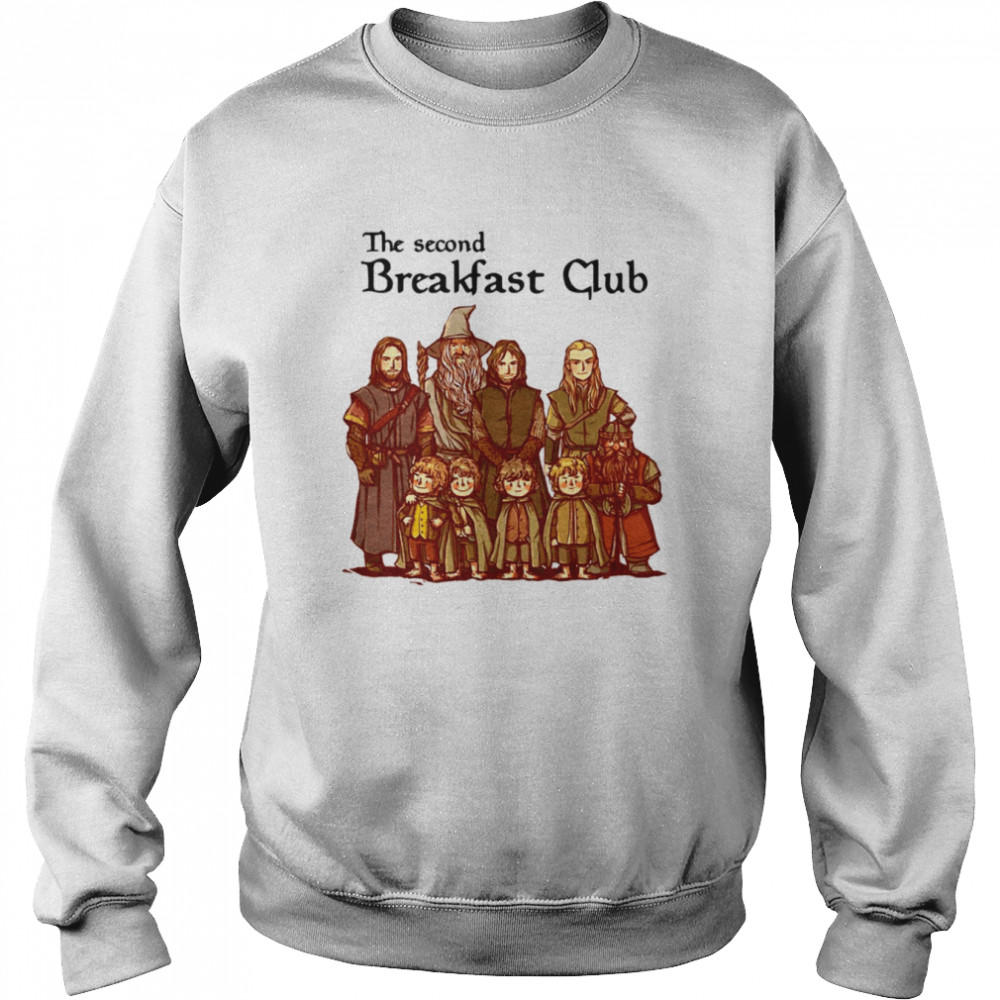 The Second Breakfast Club The Lord Of Rings The Hobbit shirt Unisex Sweatshirt