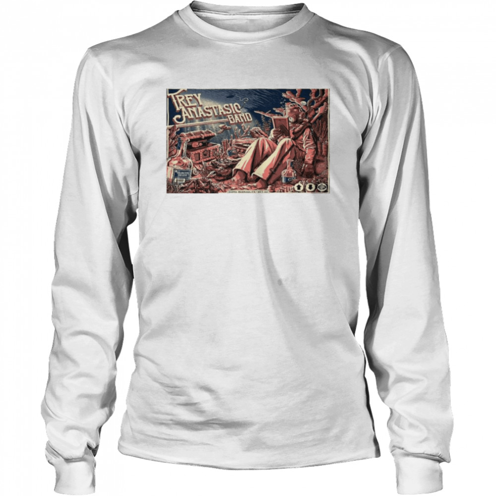 Trey Anastasio Band Arlington Theatre in Santa Barbara CA on Oct 7 2022 Poster shirt Long Sleeved T-shirt