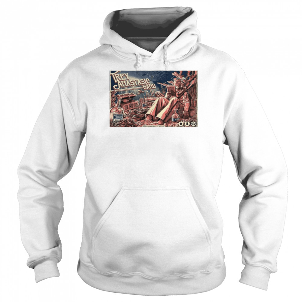 Trey Anastasio Band Arlington Theatre in Santa Barbara CA on Oct 7 2022 Poster shirt Unisex Hoodie
