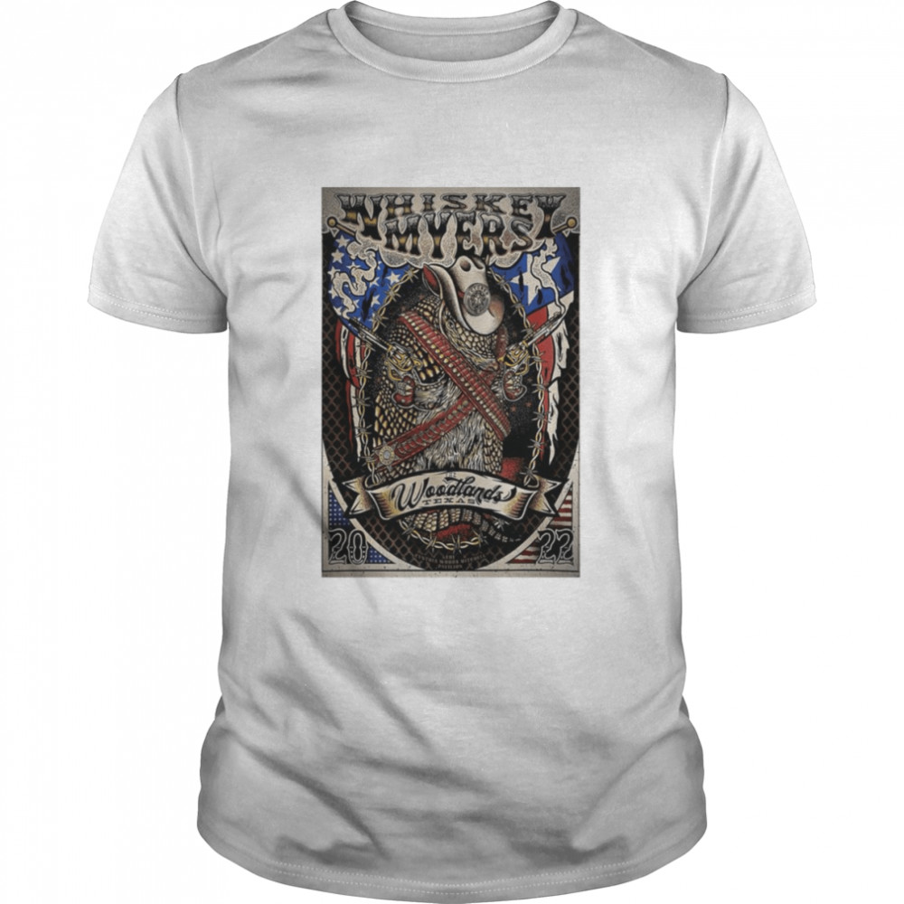 Whiskey Myers Oct 07 2022 Woodlands TX Poster shirt