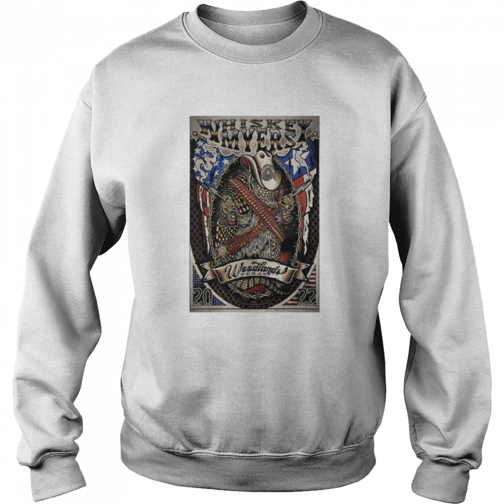 Whiskey Myers Oct 07 2022 Woodlands TX Poster shirt Unisex Sweatshirt