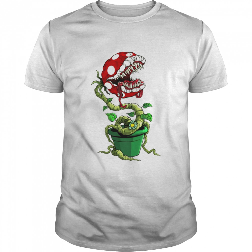 Zombie And Plants Piranha Plant From Video Games shirt