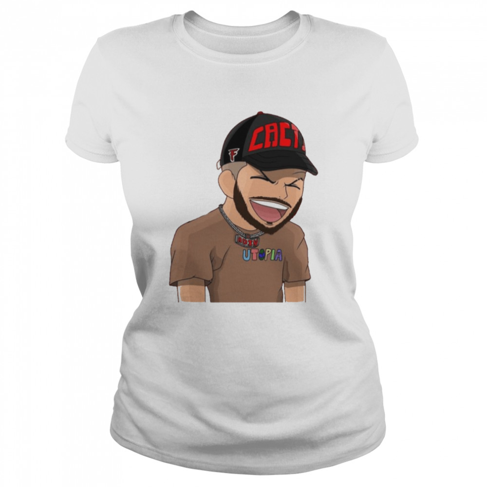 Animated Meme Reaction Adin Ross Graphic shirt Classic Women's T-shirt