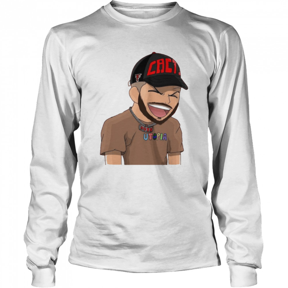 Animated Meme Reaction Adin Ross Graphic shirt Long Sleeved T-shirt