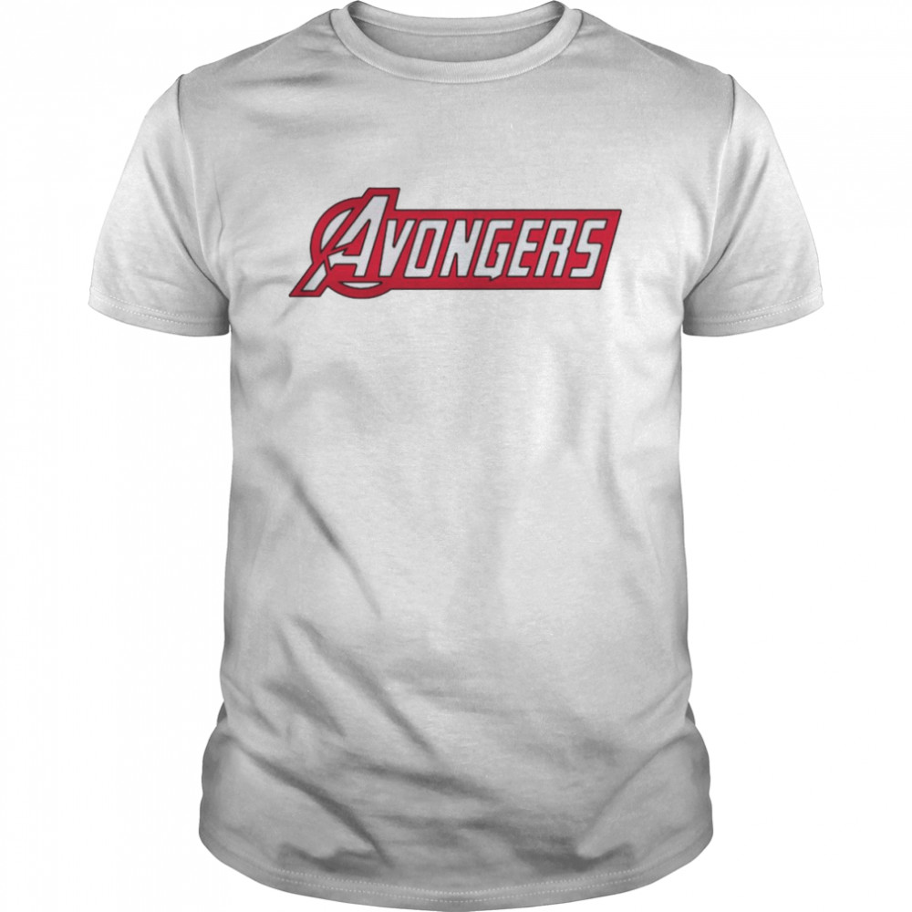 Avongers Logo Red shirt Classic Men's T-shirt