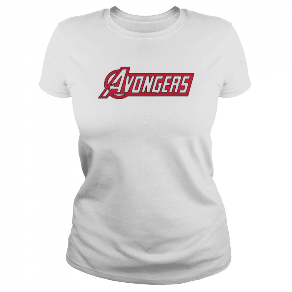Avongers Logo Red shirt Classic Women's T-shirt