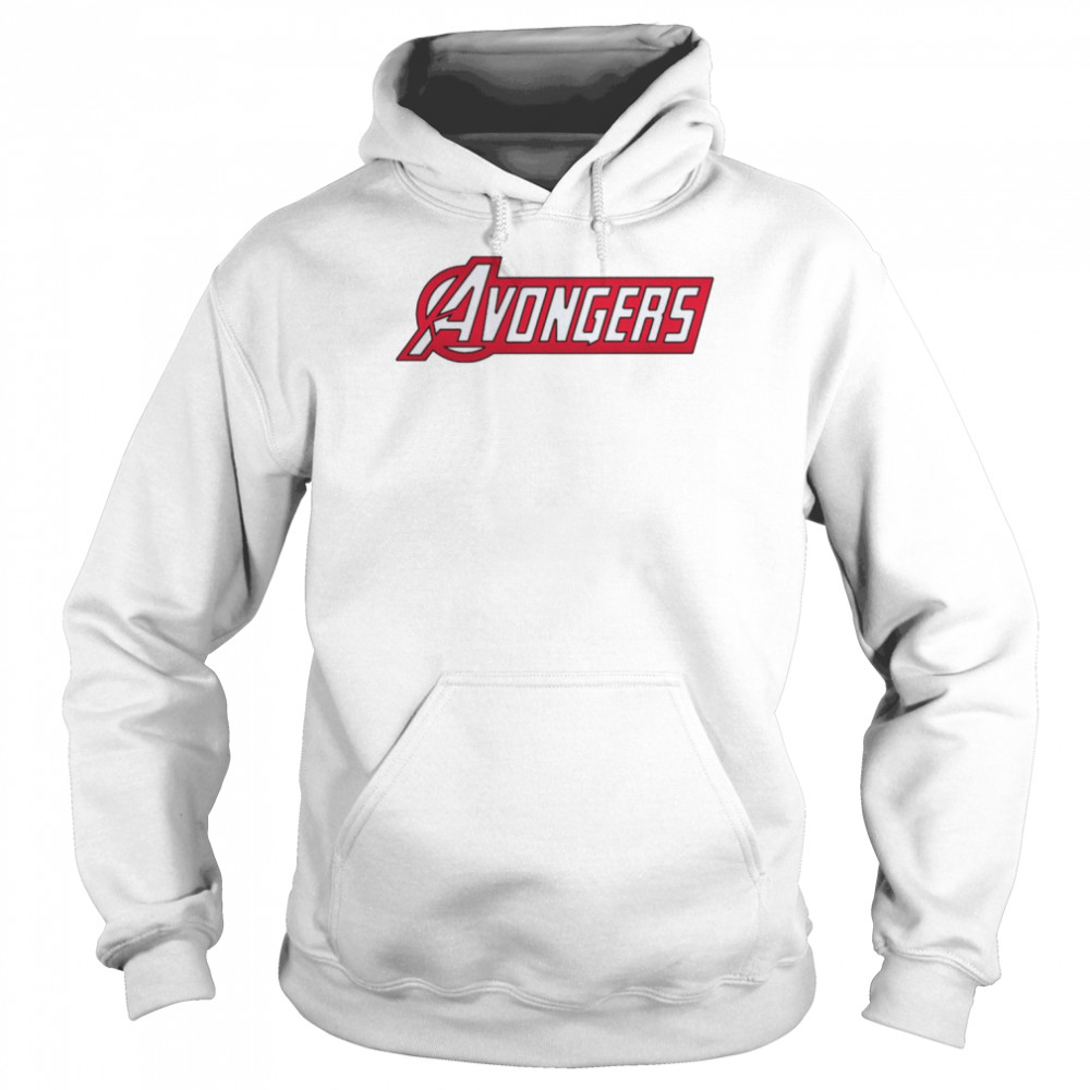 Avongers Logo Red shirt Unisex Hoodie