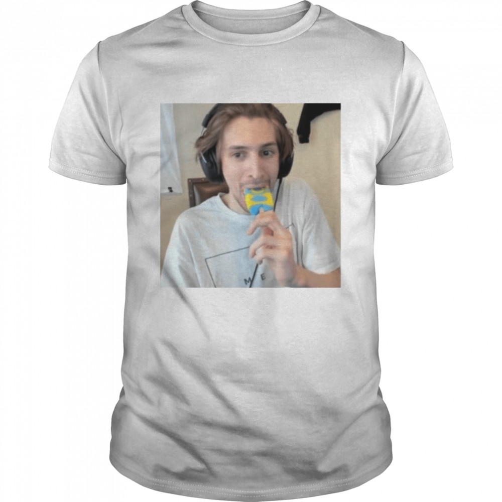 Eating Ice Cream Popsicle Xqc shirt
