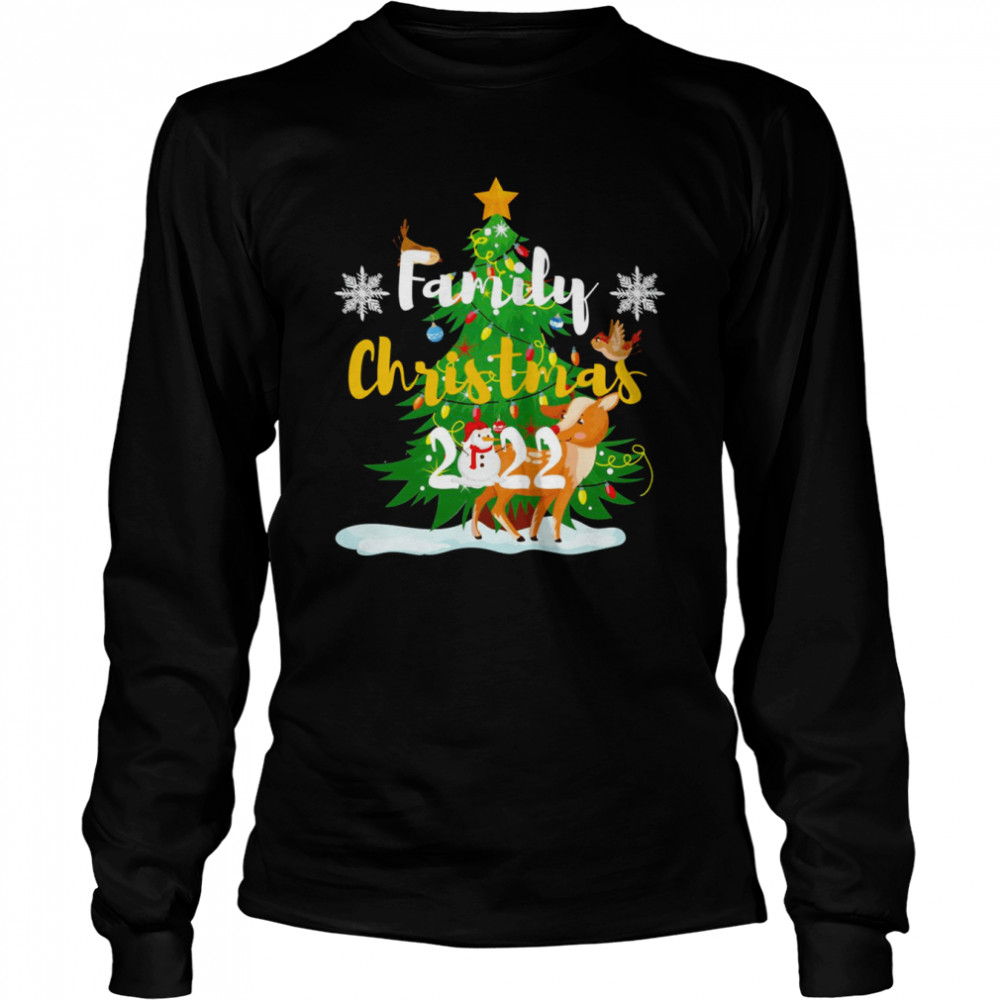 Family Christmas T- 2022 shirt Long Sleeved T-shirt