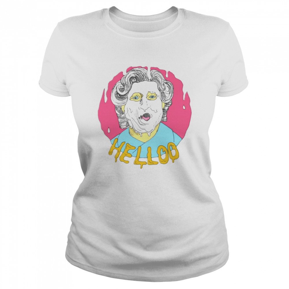 Hello Robbie Williams Mrs Doubtfire shirt Classic Women's T-shirt