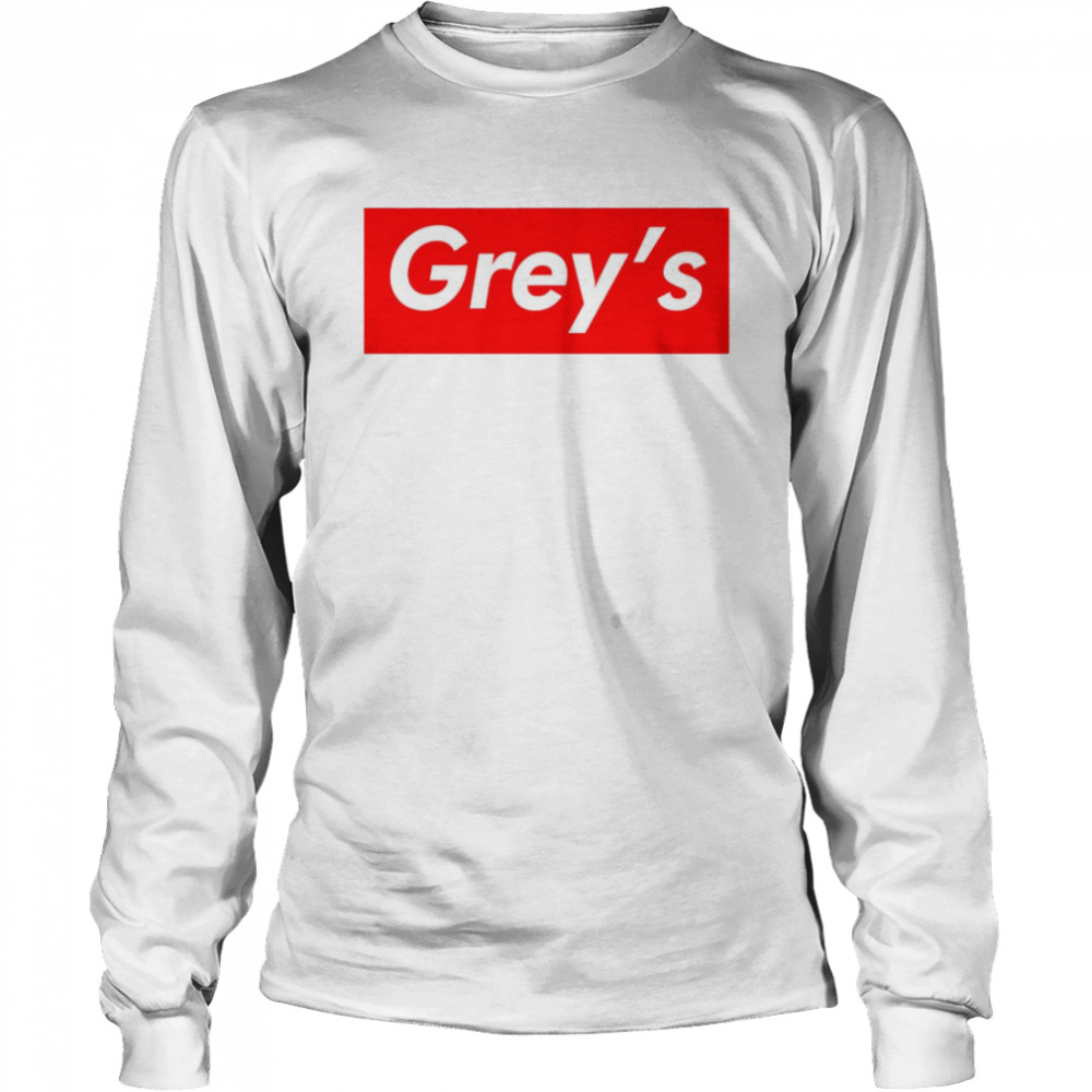 Logo Of Grey’s Anatomy shirt Long Sleeved T-shirt