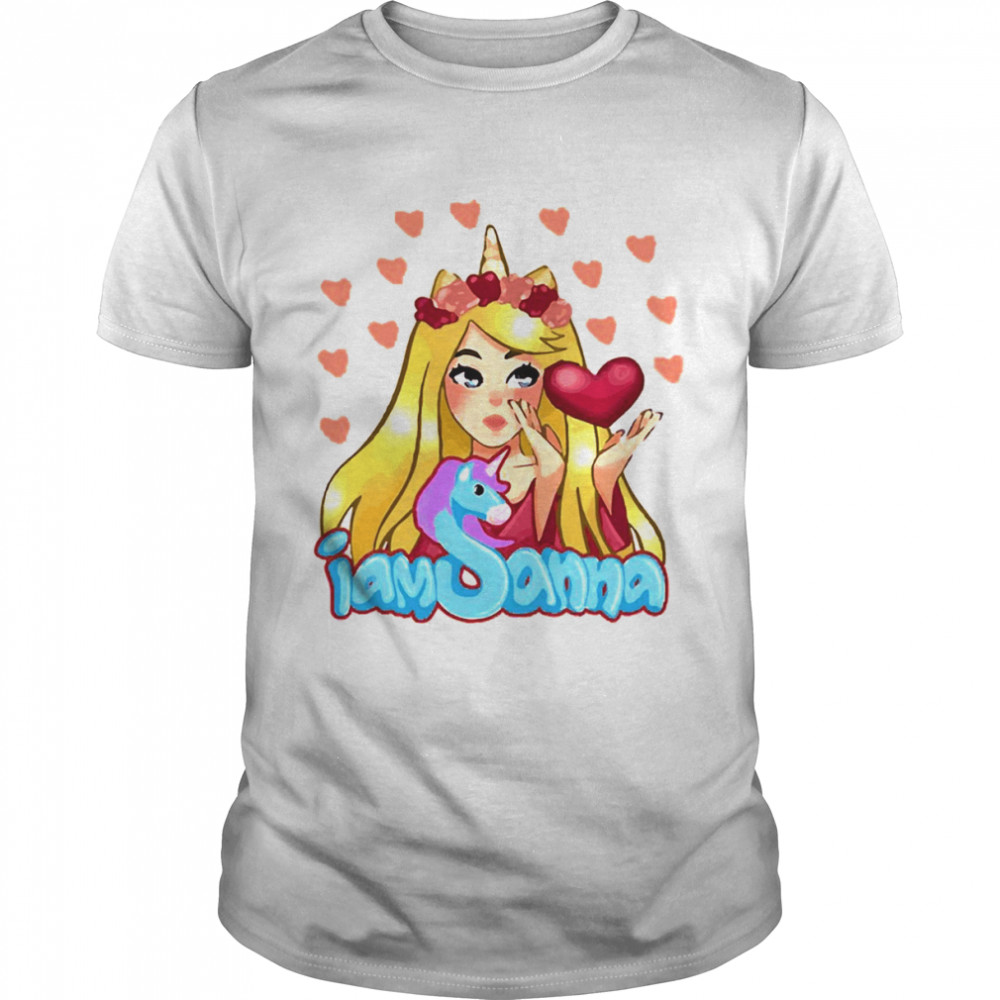 Lovely Design Iamsanna With Love shirt