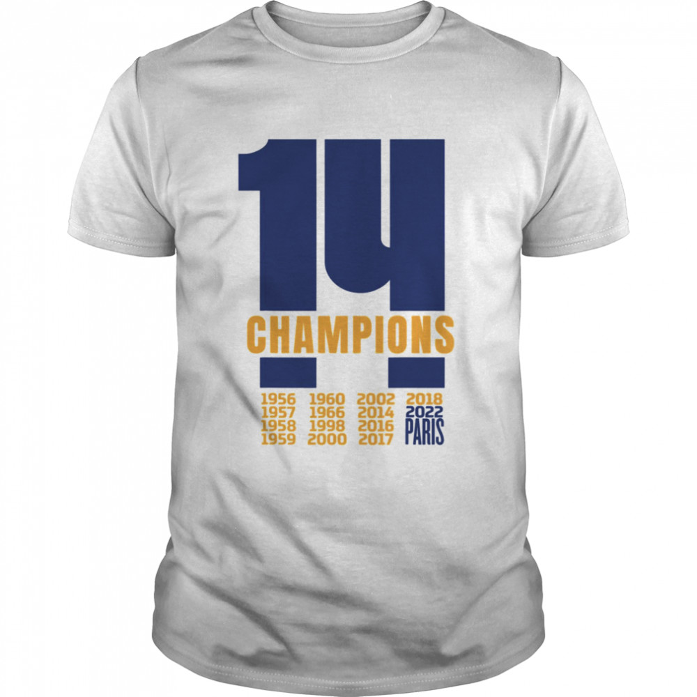 Madrid Champions 2022 shirt