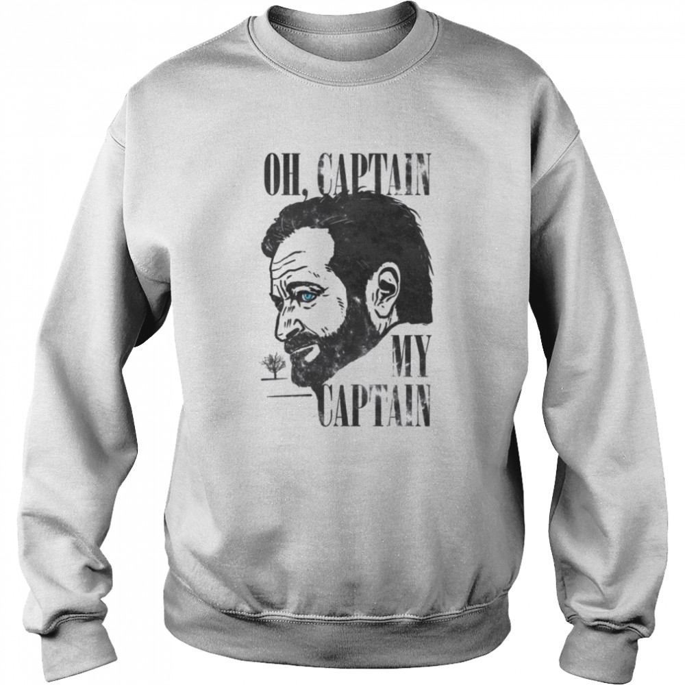 Retro Design Robin Williams Oh Captain My Captain shirt Unisex Sweatshirt