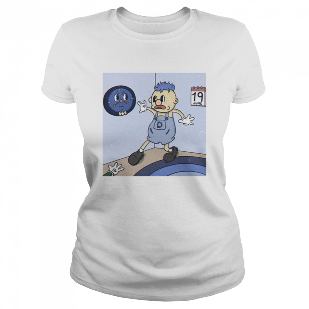 Rubberhose Art Dont Hug Me. I’m Scared shirt Classic Women's T-shirt