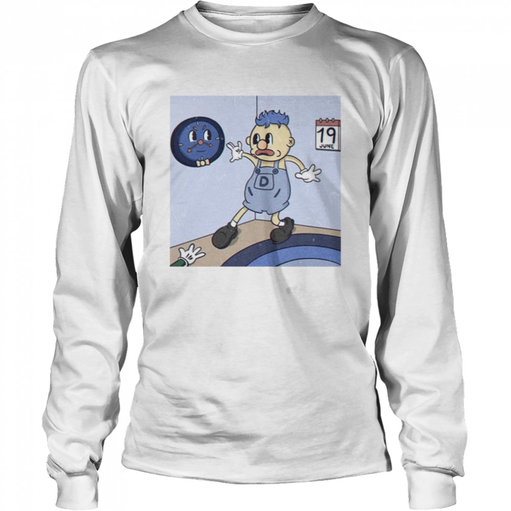 Rubberhose Art Dont Hug Me. I’m Scared shirt Long Sleeved T-shirt