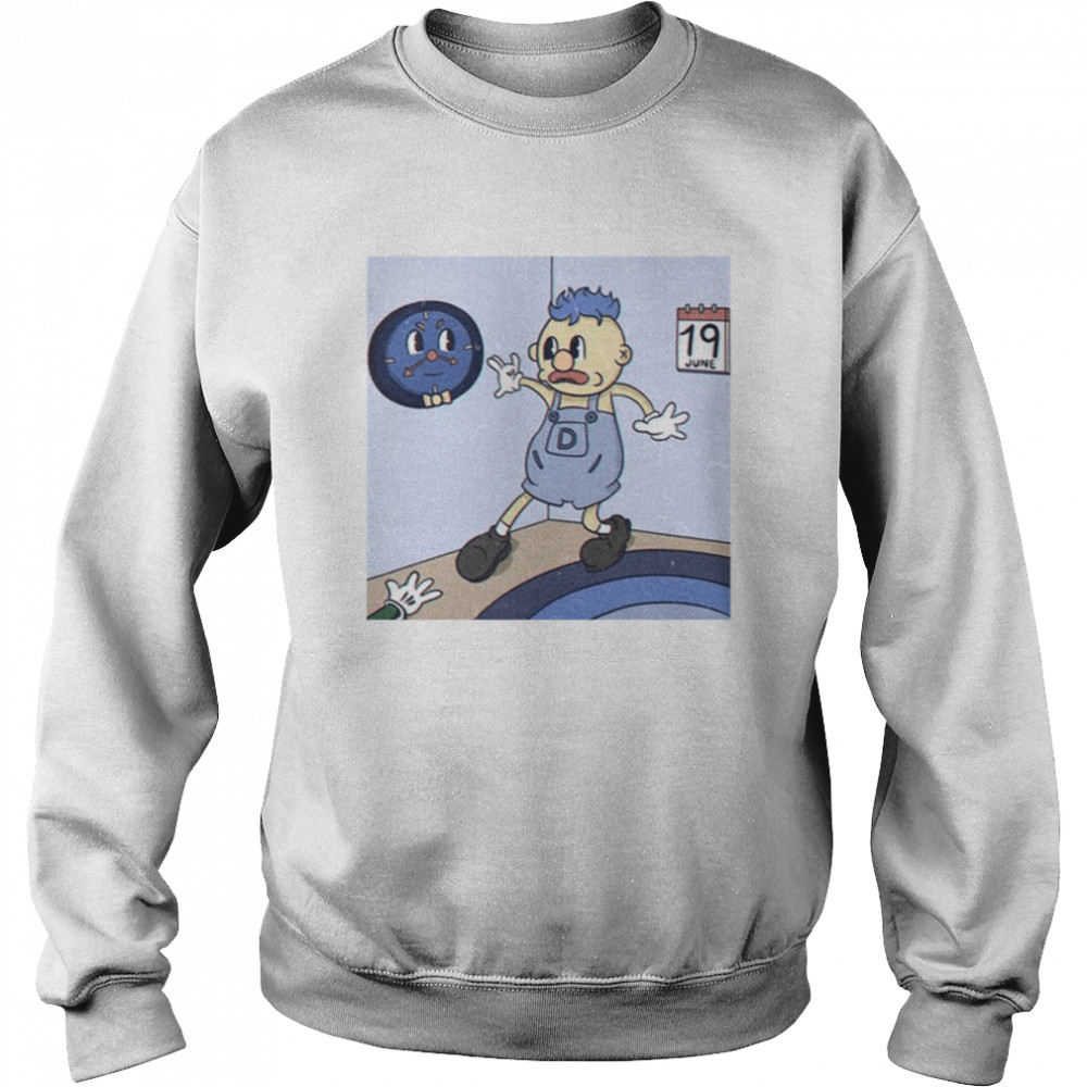 Rubberhose Art Dont Hug Me. I’m Scared shirt Unisex Sweatshirt