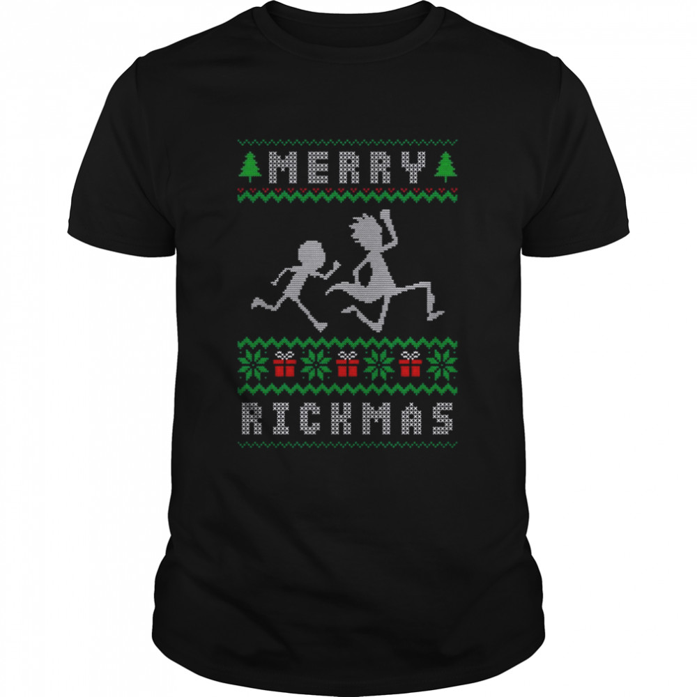 Running For Life Rick And Morty Ugly Christmas shirt