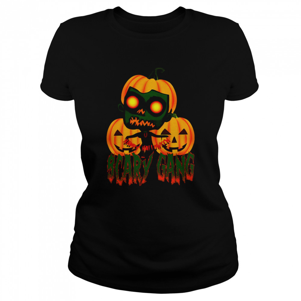 Scary Gang Ready For Halloween shirt Classic Women's T-shirt