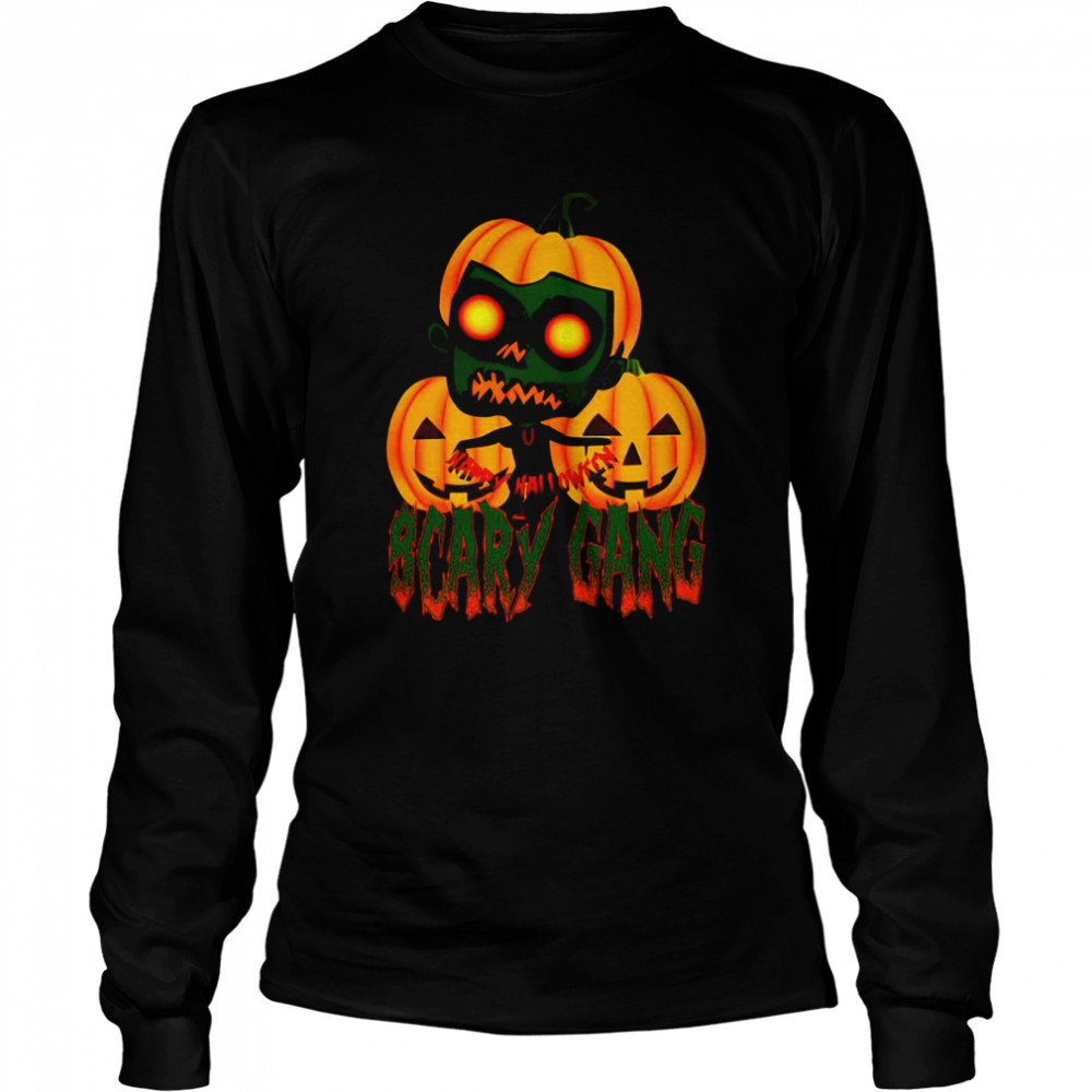 Scary Gang Ready For Halloween shirt Long Sleeved T-shirt