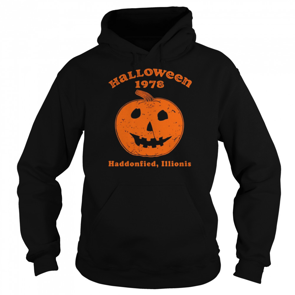 1978 Horror Movie Haddonfield Illinios Scary Movie Halloween shirt Unisex Hoodie