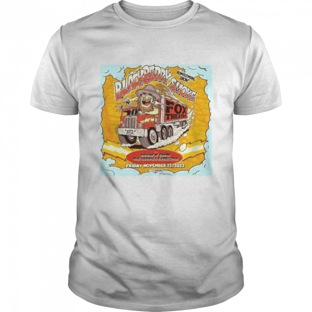 Blackberry smoke with special guests drivin n cryin georgia satellites 2022 shirt