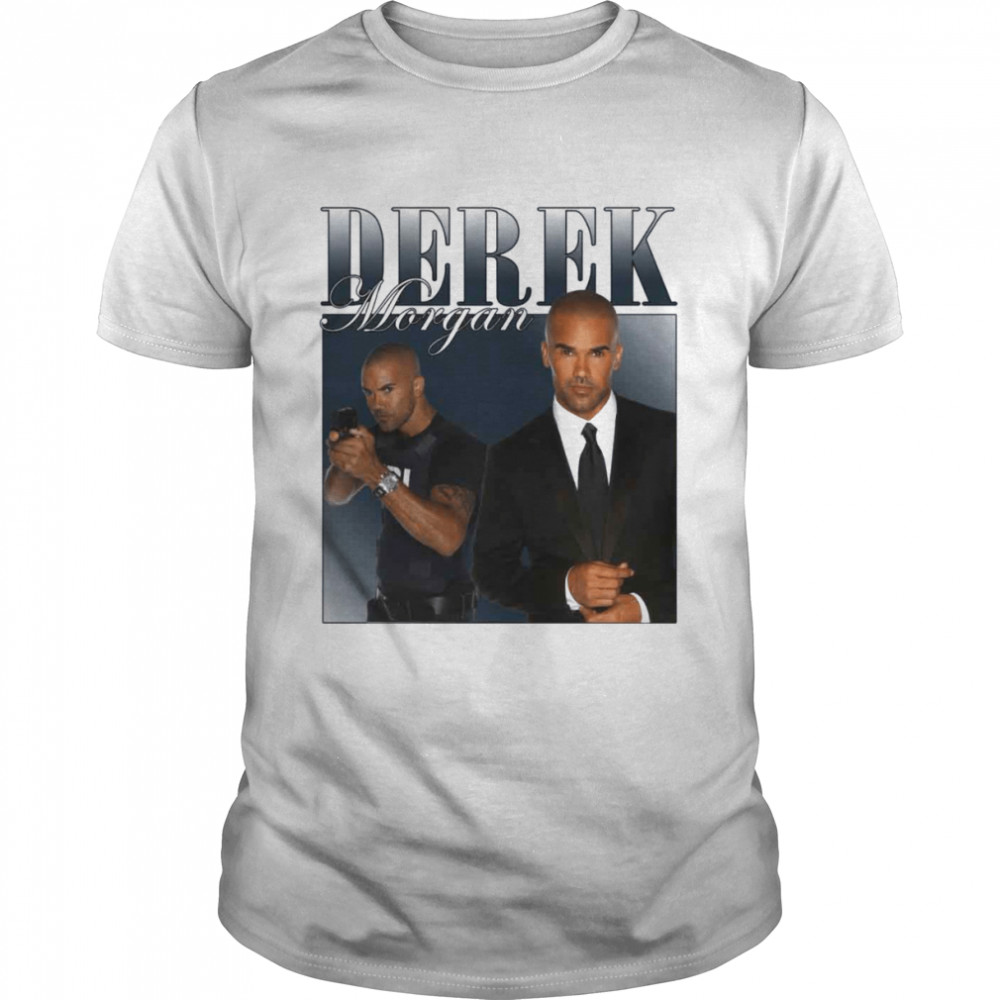 Derek Morgan Criminal Mind Shemar Moore The Office Criminal Minds Tv Series shirt Classic Men's T-shirt