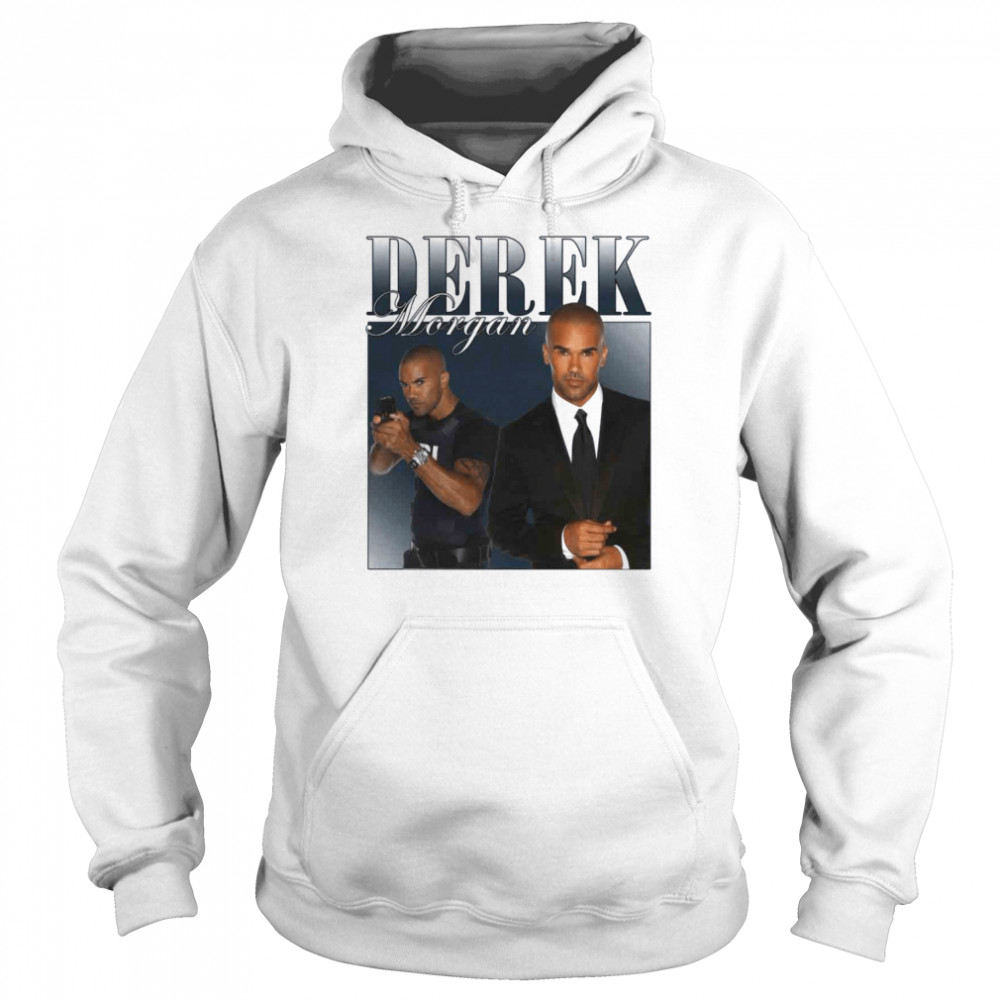Derek Morgan Criminal Mind Shemar Moore The Office Criminal Minds Tv Series shirt Unisex Hoodie