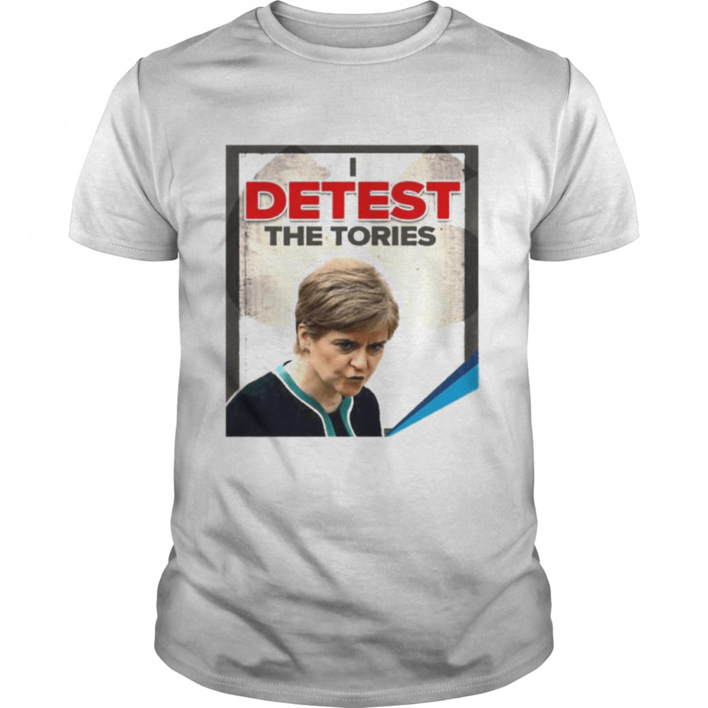 Detest The Tories  Classic Men's T-shirt