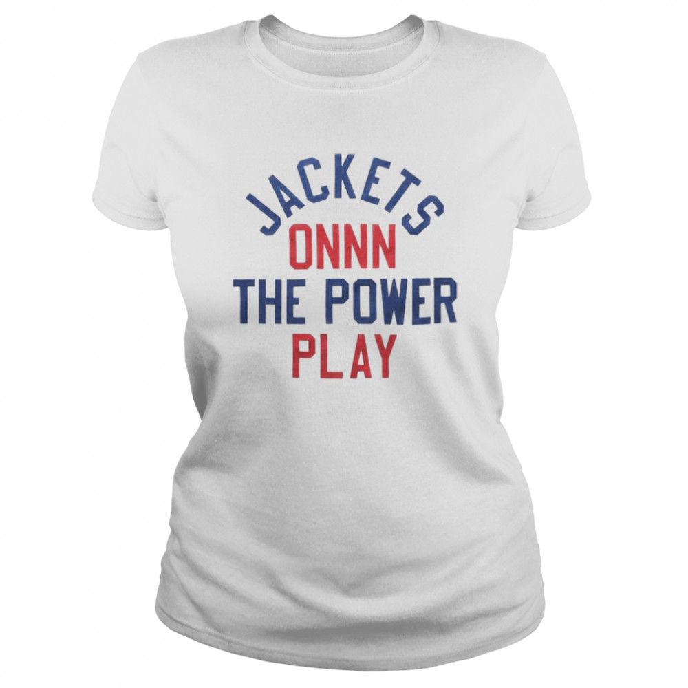 Jackets on the power play T-shirt Classic Women's T-shirt