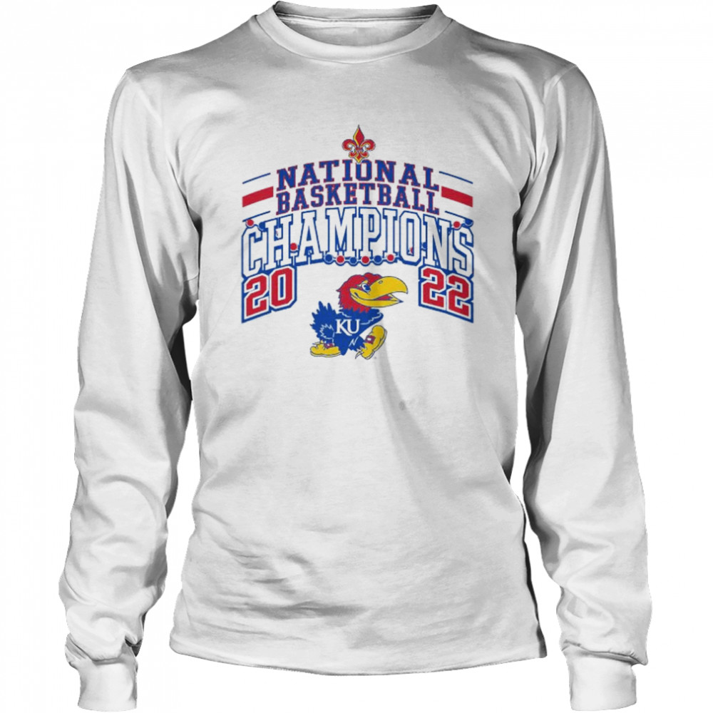Kansas Jayhawks 2022 NCAA Basketball National Champions shirt Long Sleeved T-shirt