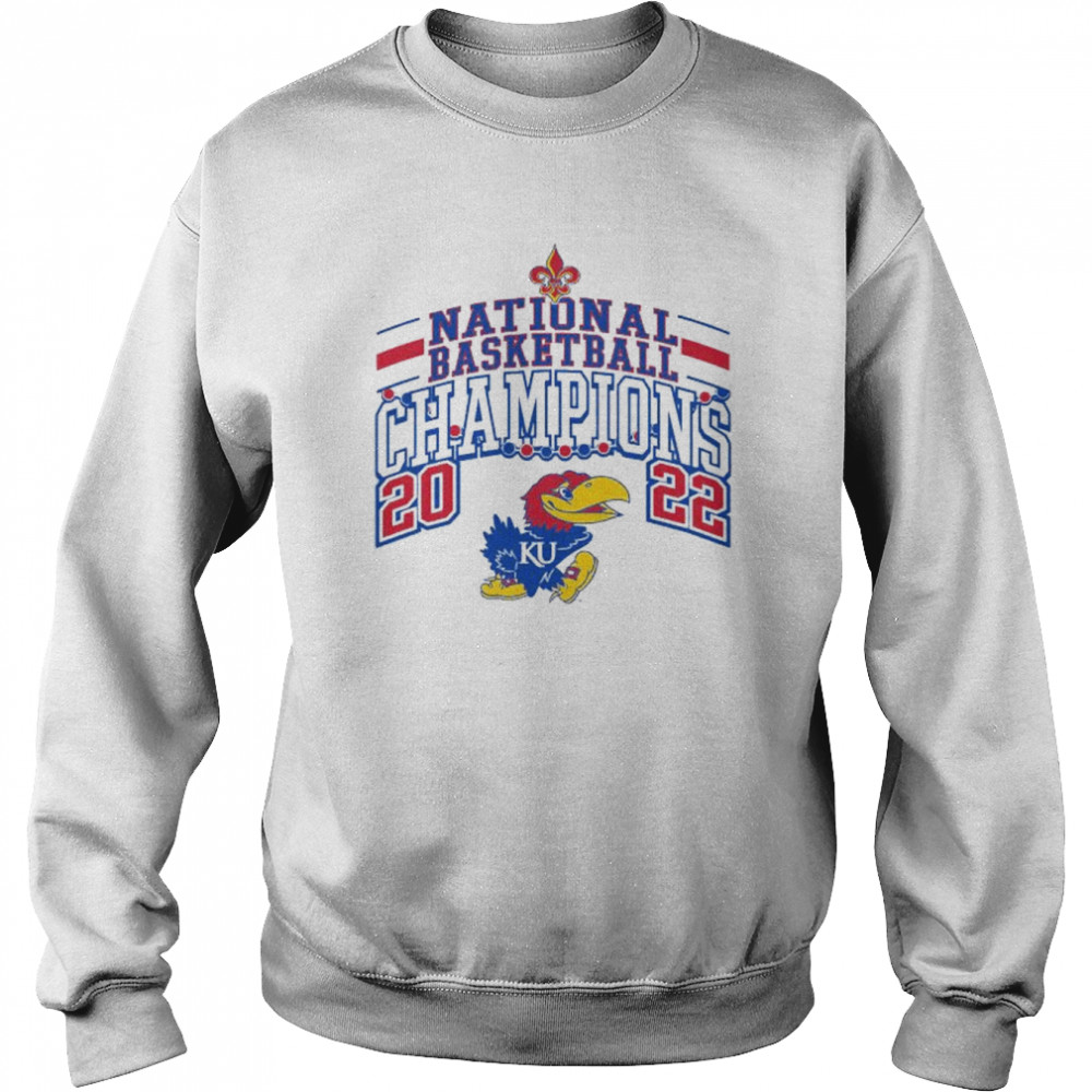 Kansas Jayhawks 2022 NCAA Basketball National Champions shirt Unisex Sweatshirt